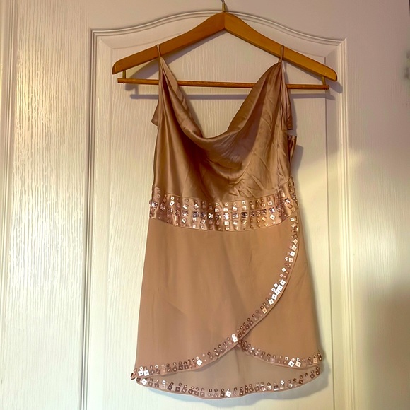 100% Silk Cowl Neck Blouse - Picture 1 of 10